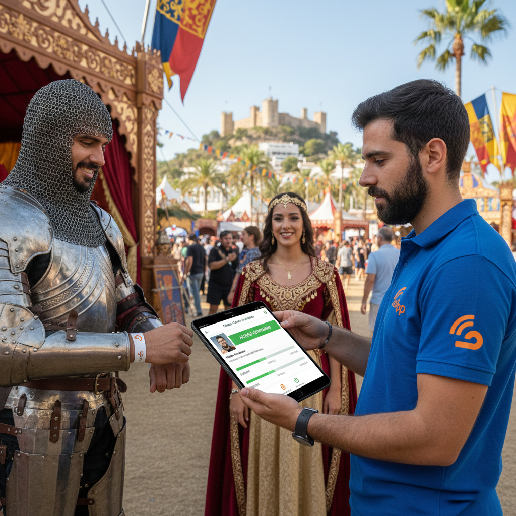 Control de accesos Moros y Cristianos Alicante