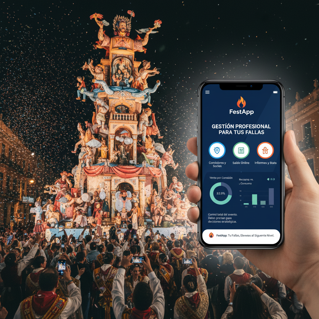 Gestión Fallas de Valencia con FestApp