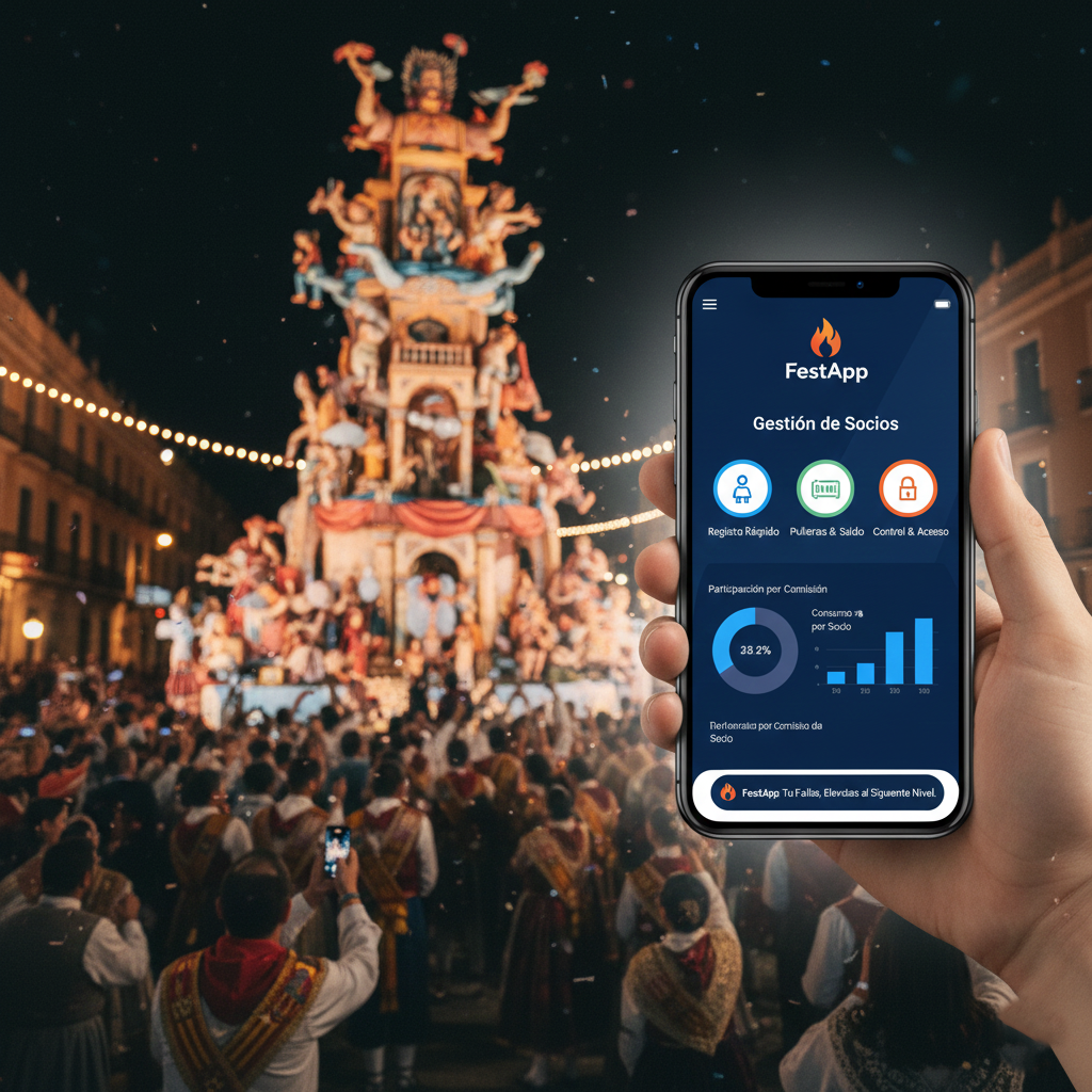 Gestión de Socios Fallas Valencia